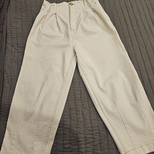 Free People Cream Women's Chinos